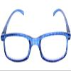 Calabria Artis Occhiali Rubens Oval Reading Glasses +3.00 Blue White Stripes Womens Trendy Readers Fashion Designer Eyeglasses w/Case view 3