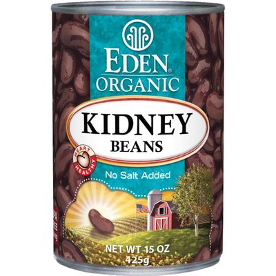 Eden Organic Kidney Beans, No Salt Added, 15 Ounce (Pack of 12)