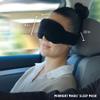 Cabeau Midnight Magic Sleep Mask  Adjust Padded Nose Strip to Block or Blackout Light - for Home and Travel - Soft Plush Fabric  Eye Liners Keep Fabric Away from Eyelids - Memory Foam Earplugs view 3