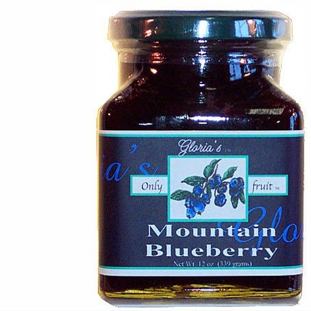 Blueberry Jam by Gloria's Gourmet: (12 oz. jar) Oregon Made Recipe
