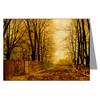 12 Vintage Notecard set of John Atkinson Grimshaw Victorian Painting of London Street Scene titled Golden Eve view 1