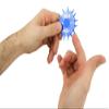 Baseline 2-Point Discrim-A-Gon 2 Disc Set for Sensory Evaluation, Physical Therapy, Rehabilitation, Recovery Professional Evaluation with Plastic Tips view 2