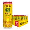 Yerba MateOrganic Sparkling Yerba Mate, Cranberry Pomegranate, 80mg Natural Plant Based Caffeine, Smooth Energy & Focus, Carbonated, 12 Oz (Pack of 12) (Packaging May Vary) view 1