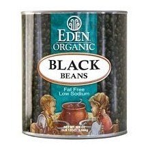 Eden Foods 59915 Eden Foods Black Beans- Turtle- 12x29 Oz