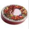 Scott's Cakes White Chocolate Covered Marshmallows in a Small Wreath Tin view 2