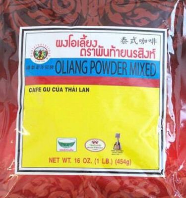 Pantai Oliang Powder Mixed Thai Coffee, 1-Pound (Pack of 30)