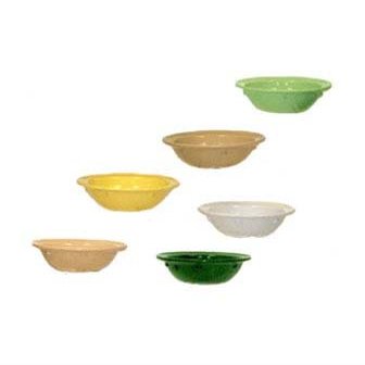 GET Supermel 5 Oz. Sandstone Rimmed Fruit Bow - 4-5/8" [Box of 48]