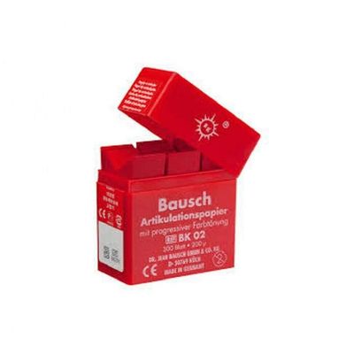 ARTI PAPER RED CUT DISP BAUSC BK-02 by BND 000BX BAUSCH ARTICULATING PAPERS INC.