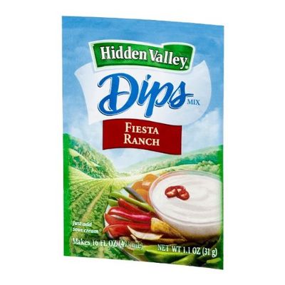 Hidden Valley Fiesta Ranch Dips Mix, 1.1 Ounces