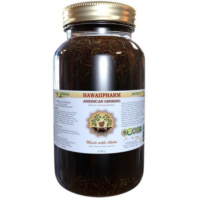 American Ginseng Liquid Extract, Ginseng (Panax Quinquefolius) Dried Root Tincture 32 oz Unfiltered