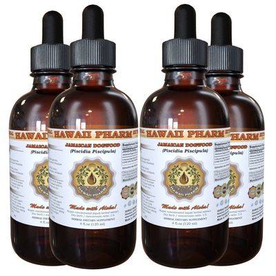 Jamaican Dogwood (Piscidia Piscipula) Liquid Extract 4x4 Oz