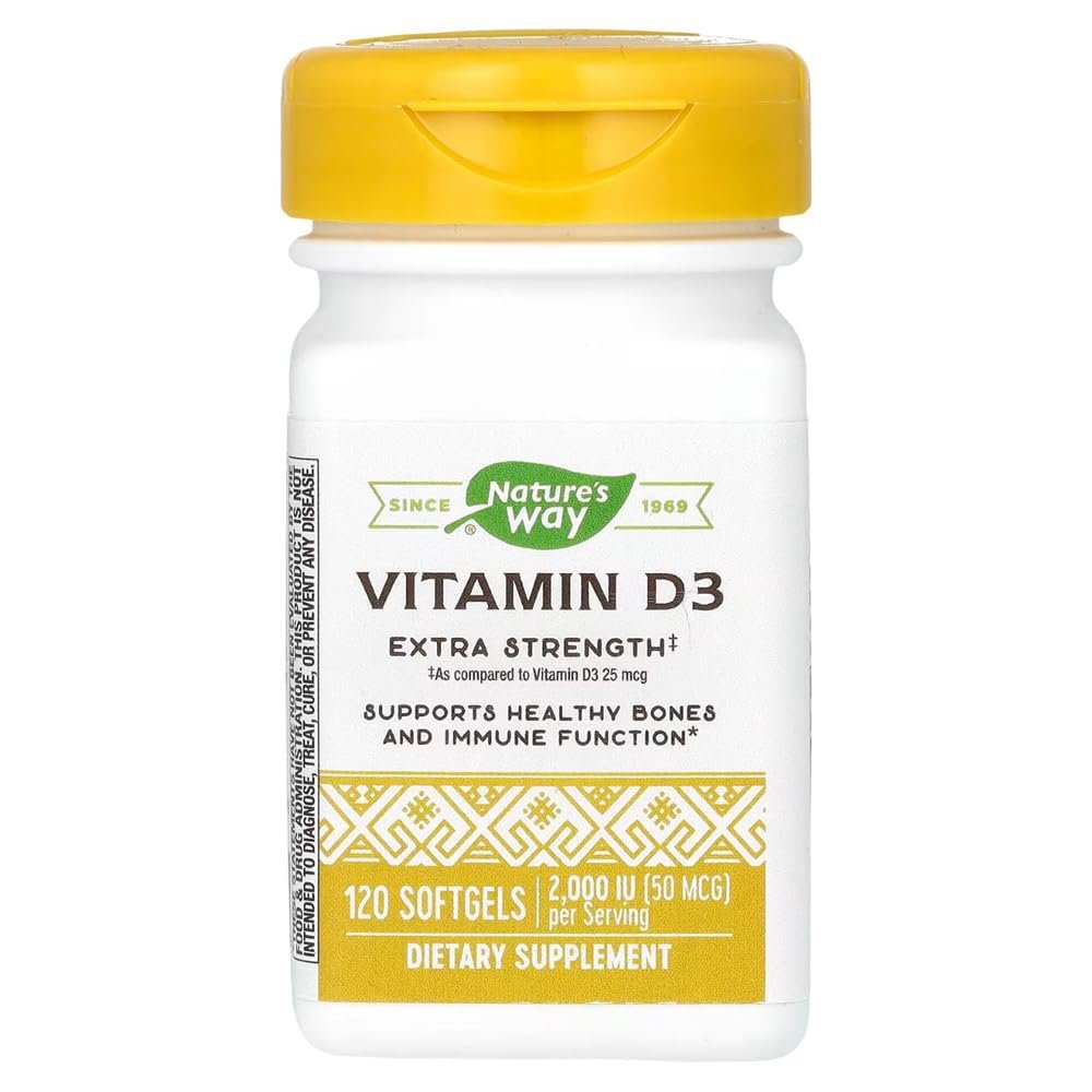 Nature's Way Vitamin D-3 2000 IU 120 softgel