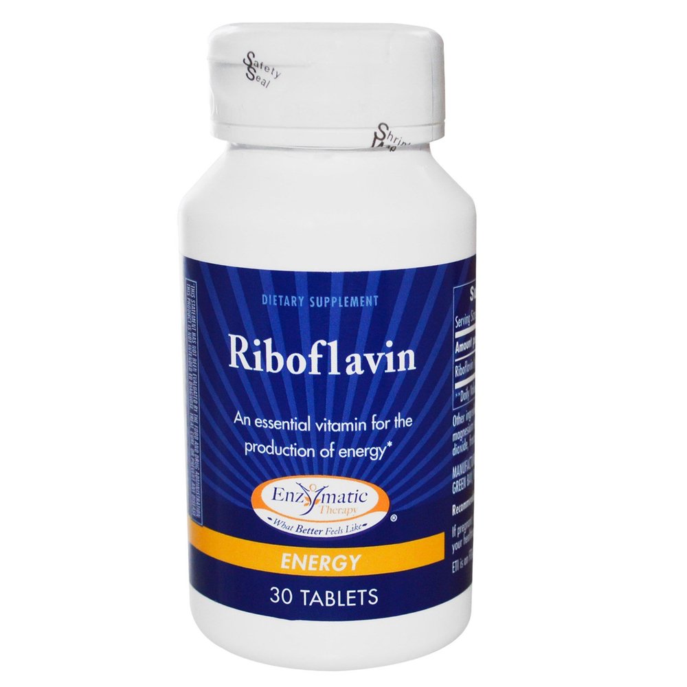 Enzymatic Therapy Riboflavin (PhytoPharmica) 30 tabs ( Multi-Pack)