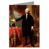 12 Vintage Notecard set-Official Presidential portrait of George Washington c 1797 by Gilbert Stuart. view 1