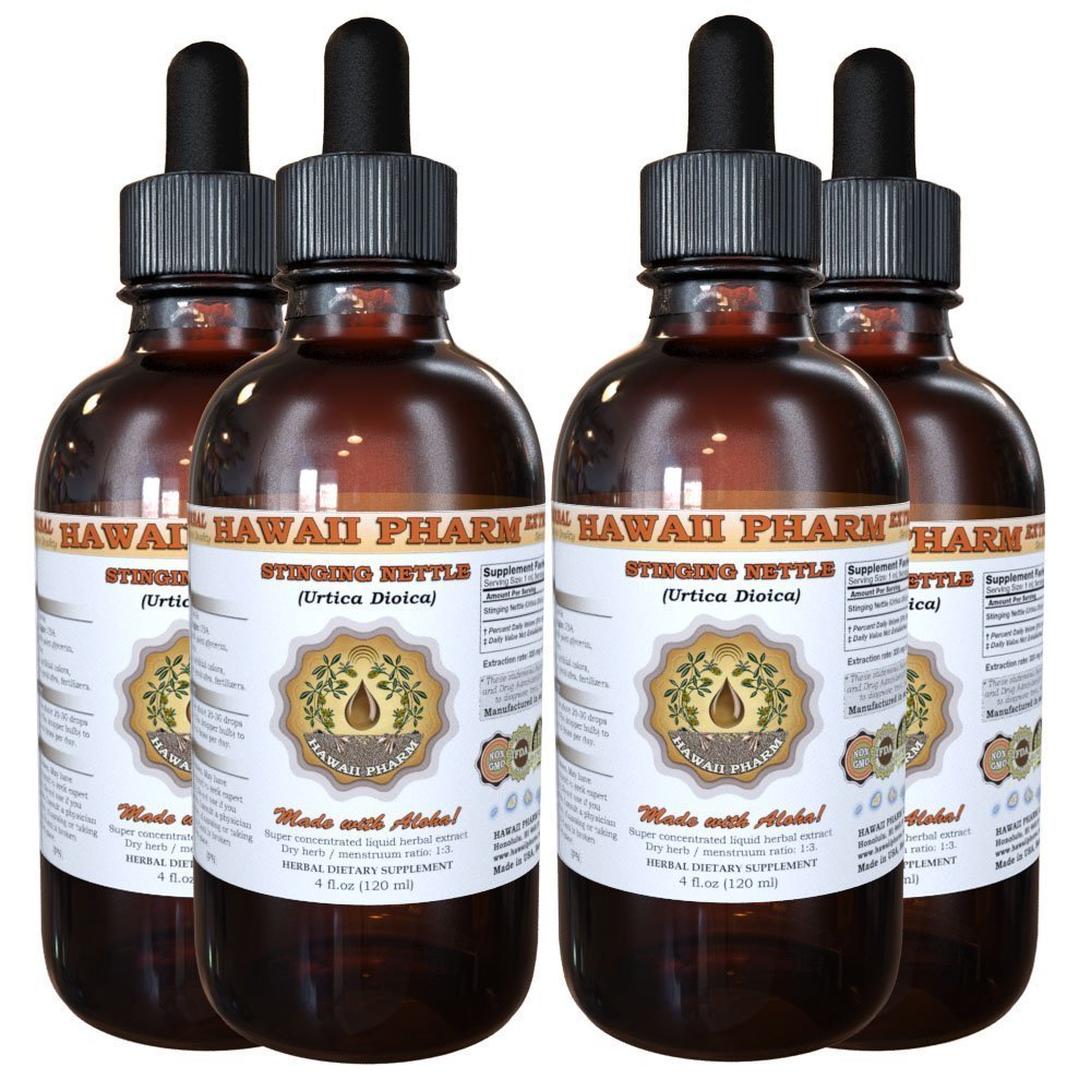 Stinging Nettle (Urtica Dioica) Dried Root Liquid Extract 4x4 fl.oz