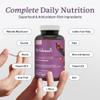 Dr. Fuhrman 2 Month Supply Multivitamin for Women + D3 Vitamin for Immune Support | Vegan Formula Womens Multivitamin with B12 & Zinc | Whole Food multivitamin with 17 Fruits & Veggies | Non GMO view 3