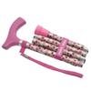 Switch Sticks Walking Cane for Men or Women, Foldable and Adjustable from 32-37 Inches, FSA and HSA Eligible, Hot Pink view 1