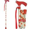 Switch Sticks Walking Cane for Men or Women, Foldable and Adjustable from 32-37 Inches, FSA and HSA Eligible, Poppies view 1