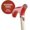 Switch Sticks Walking Cane for Men or Women, Foldable and Adjustable from 32-37 Inches, FSA and HSA Eligible, Poppies view 3