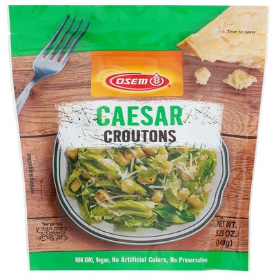 Osem - Croutons Ceasar - Case of 8 - 5.25 OZ
