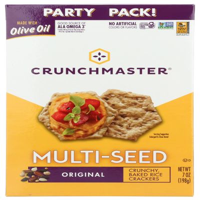 Crunchmaster Original Multi-Seed Crackers Party Pack, 7 OZ