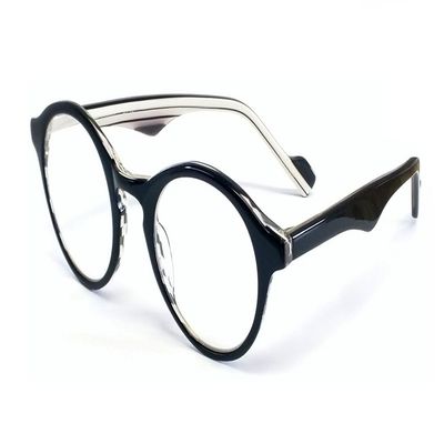 Calabria 850 Round Designer Reading Glasses w/Hard Case +2.50