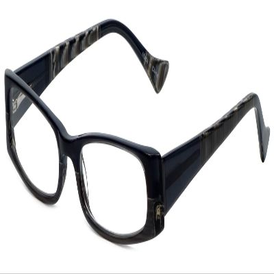 Calabria 851 Designer Reading Glasses +1.00 Black Olive Green Women's Trendy Fashion Readers Stylish Eyeglasses w/Hard Case