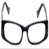 Calabria 851 Designer Reading Glasses +1.00 Black Olive Green Women's Trendy Fashion Readers Stylish Eyeglasses w/Hard Case view 2