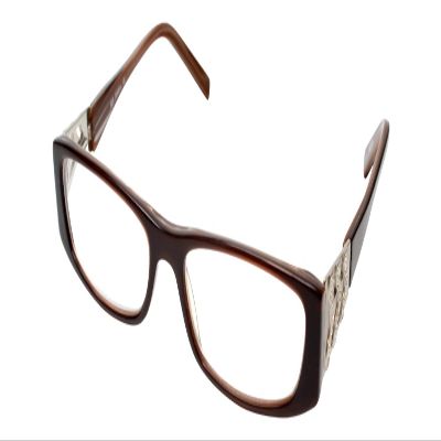 Calabria 825 Dazzles Crystals Reading Glasses with Hard Case in Black +2.00