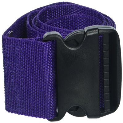 Prestige Medical Nylon Gait Transfer Belt with Plastic Buckle, Purple, 3.75 Ounce