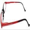 Calabria 833 Dazzle Crystal Bling Reading Glasses +1.00 Black Red Cabernet Women Trendy Cute Single Power Reader Hard Case view 2