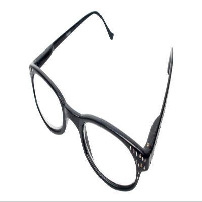 Calabria 833 Dazzles Crystal Bling Reading Glasses +1.75 Black Ebony Women Single Power Readers Stylish Eyeglass Hard Case