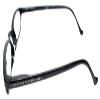 Calabria 833 Dazzles Crystal Bling Reading Glasses +1.75 Black Ebony Women Single Power Readers Stylish Eyeglass Hard Case view 2