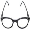Calabria 833 Dazzles Crystal Bling Reading Glasses +1.75 Black Ebony Women Single Power Readers Stylish Eyeglass Hard Case view 3