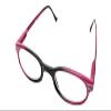 Calabria 833 Dazzles Crystal Bling Reading Glasses +0.75 Violet Purple Black Women Readers Eyeglasses w/Hard Case view 1