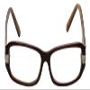 Calabria 847 Dazzles Reading Glasses w/Hard Case in Nutmeg Brown +5.00 view 2