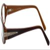 Calabria 847 Dazzles Reading Glasses w/Hard Case in Nutmeg Brown +5.00 view 3