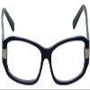 Calabria 847 Dazzles Reading Glasses w/Hard Case in Blue +3.25 view 2