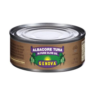 Genova Solid White Tuna in Olive Oil Case of 12