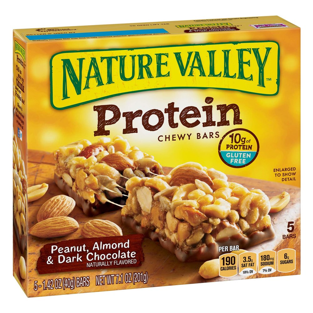 Nature Valley Peanut Almond and Dark Chocolate Protein Bar, 7.1 Ounce -- 12 per case.