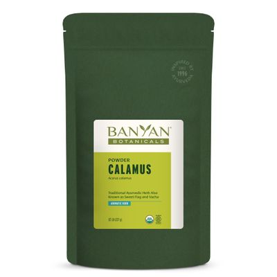 Banyan Botanicals Calamus Powder  Organic Calamus Powder for Self-Massage and External Use  1/2 Pound  Certified Organic, Non-GMO, Sustainably Sourced, Fairly Traded