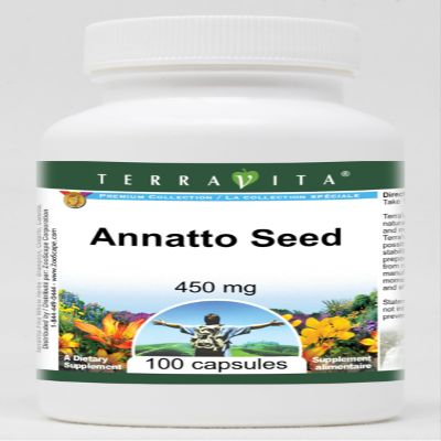 Annatto Seed - 450 mg (100 Capsules, ZIN: 514547)