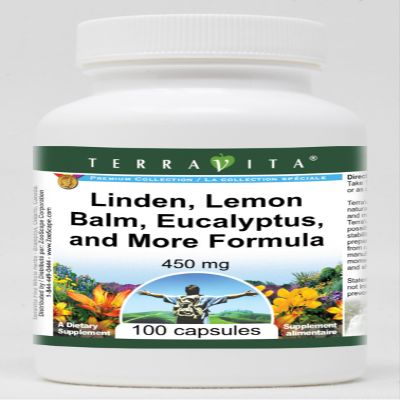 Expectorant Formula - Linden, Eucalyptus, Lemon Balm and More - 450 mg (100 Capsules, ZIN: 516888)