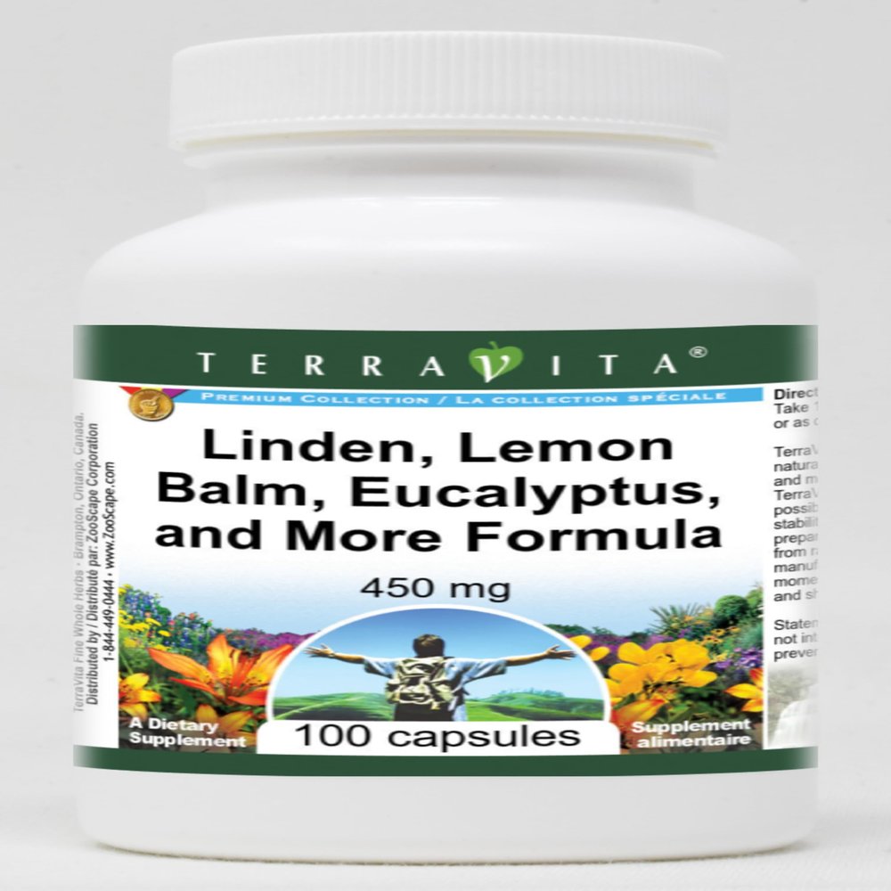 Expectorant Formula - Linden, Eucalyptus, Lemon Balm and More - 450 mg (100 Capsules, ZIN: 516888)
