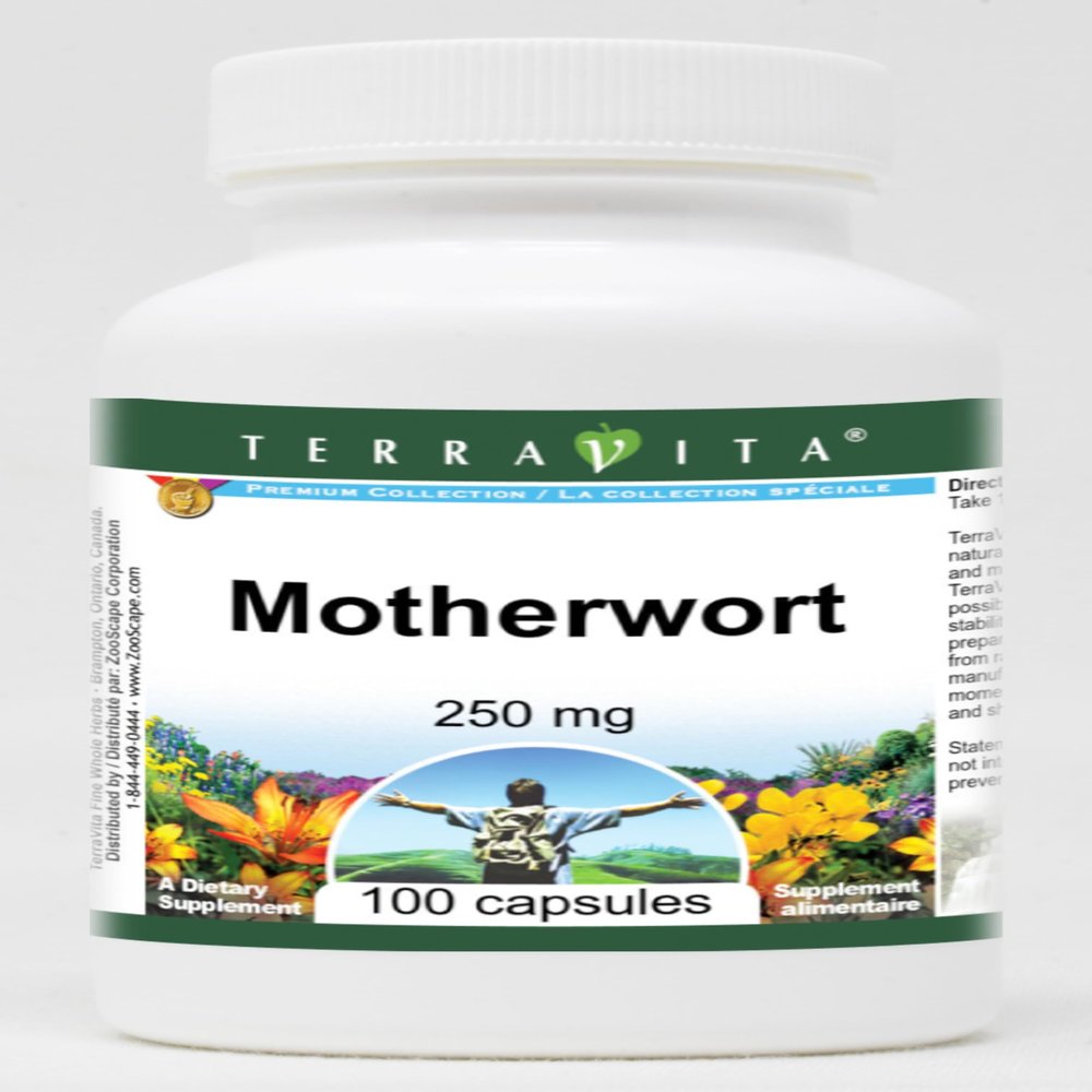 Motherwort - 250 mg (100 Capsules, ZIN: 512999)