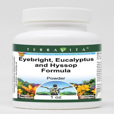 Terravita Chest Congestion Formula Powder - Eyebright, Eucalyptus and Hyssop (1 oz, ZIN: 512032)