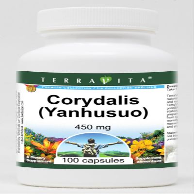 Corydalis (Yanhusuo) - 450 mg (100 Capsules, ZIN: 511558)