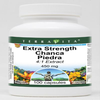 Extra Strength Chanca Piedra 4:1 Extract - 450 mg (100 Capsules, ZIN: 514137)