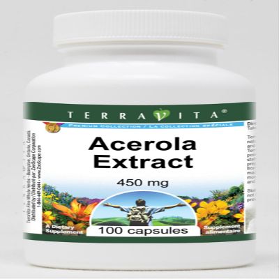 Acerola Extract - 450 mg (100 Capsules, ZIN: 514052)