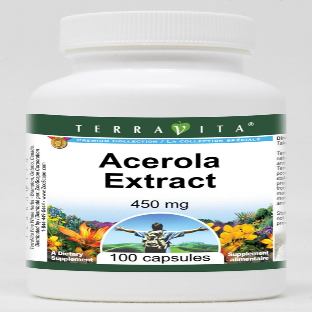 Acerola Extract - 450 mg (100 Capsules, ZIN: 514052)